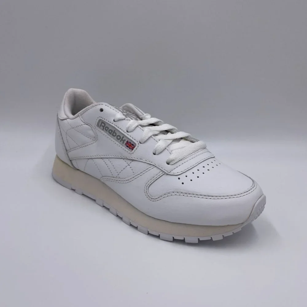 Reebok Classic Leather White Womens Shoes